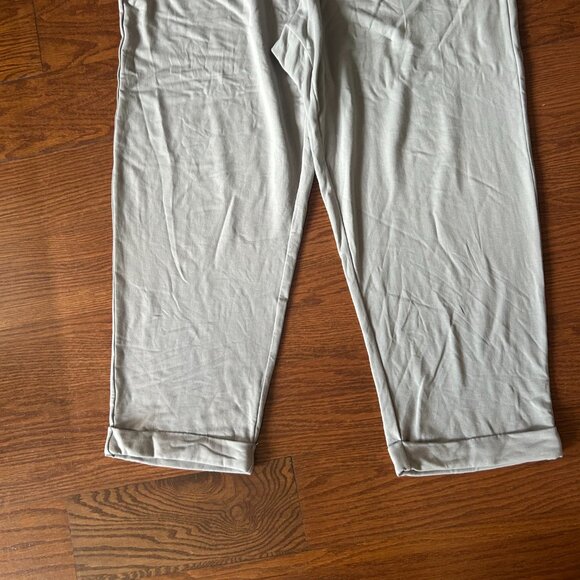 NWT Spense Plus Size Terry Roll Cuff Trouser Pants Size 2X Casual Loungewear New - Picture 3 of 14